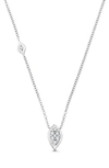 Sara Weinstock Reverie Marquise Diamond Pendant Necklace In 18k Wg