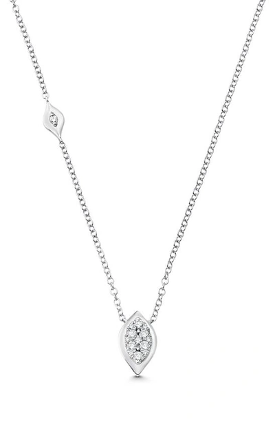 Sara Weinstock Reverie Marquise Diamond Pendant Necklace In 18k Wg