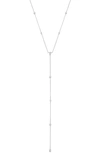 Sara Weinstock Sare Weinstock Purity Diamond Station Y-necklace In 18k Wg