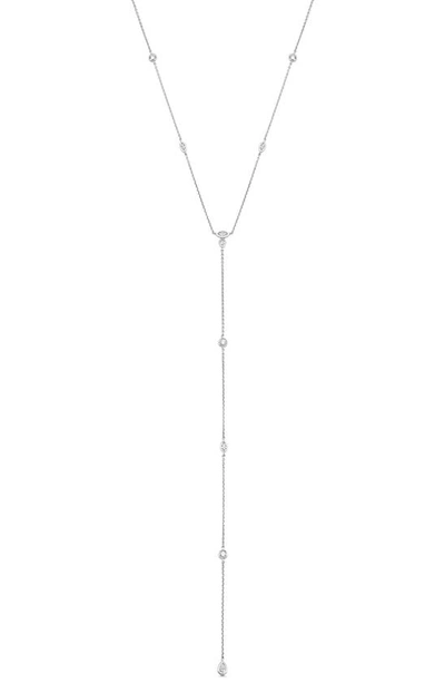 Sara Weinstock Sare Weinstock Purity Diamond Station Y-necklace In 18k Wg