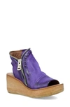 As98 Naylor Platform Wedge Sandal In Toxic