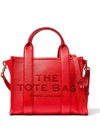 Marc Jacobs The Leather Mini Tote Bag In Red