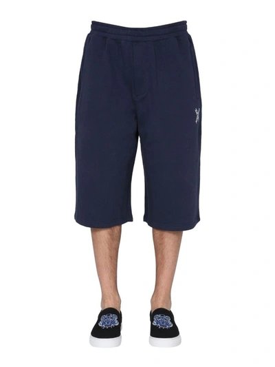 Kenzo Blue Over Bermuda Shorts