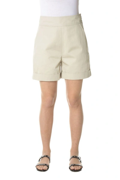 Marni Cotton And Linen Shorts In Beige