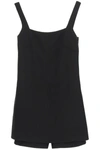 VALENTINO VALENTINO SQUARE NECK SLEEVELESS PLAYSUIT