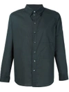 BY WALID BY WALID CHEST POCKET SHIRT - BLACK,110081M11471178