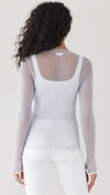 ACNE STUDIOS TRANSPARENT CARDIGAN,ACNDB31664