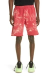 OFF-WHITE BLEACHED SWEAT SHORTS,OMCI006S21FLE0052501
