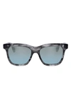 King Baby Santa Monica 54mm Gradient Sunglasses In Gry Tortoise/ Blu Grdnt Mirror