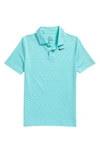 Nike Kids' Dri-fit Polo In Tropical Twist/ Black