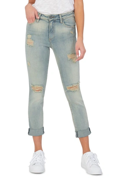 Kut From The Kloth Catherine Ripped High Waist Slim Boyfriend Jeans In Variety