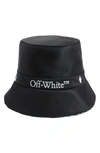 OFF-WHITE LOGO RAIN BUCKET HAT,OWLB013S21FAB0031001