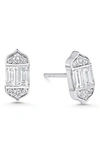 Sara Weinstock Taj Diamond Stud Earrings In 18k Wg