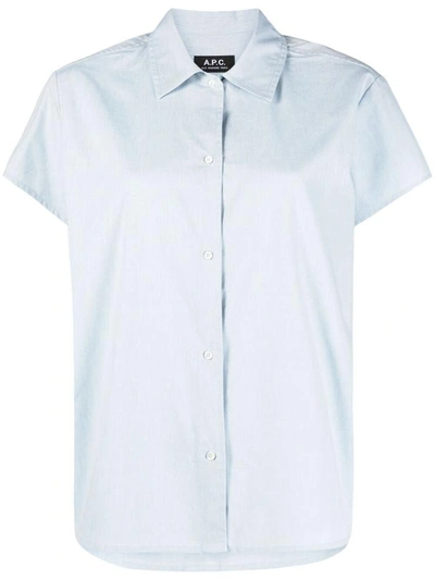 Apc A.p.c. Shirts Blue