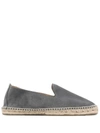 Manebi Hamptons Espadrilles In Grey