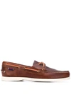 SEBAGO SEBAGO FLAT SHOES BROWN