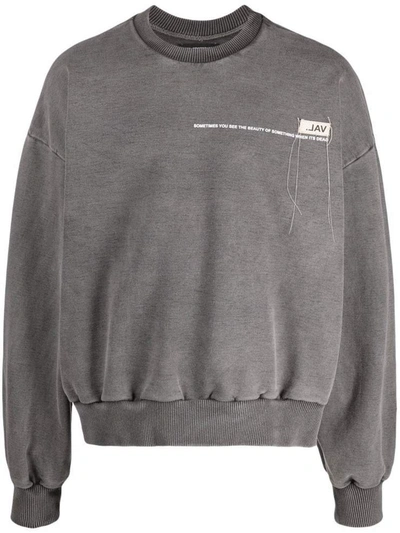 Val Kristopher Logo-print Sweatshirt In Grey