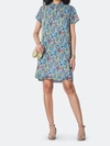 APC APC WOMEN'S PRUDENCE SHORT SLEEVE FLORAL DRESS