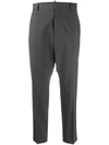 DSQUARED2 DSQUARED2 WOMEN'S GREY WOOL PANTS,S75KB0157S40320860 46