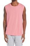 Alo Yoga The Triumph Sleeveless T-shirt In Eraser Pink