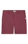 Onia All Purpose Stretch Hybrid Shorts In Wine