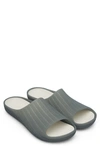 Camper Men's Wabi Perforated Transparent Slippers In Medium Gray