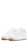 Nike White Gum Air Force 1 '07 Sneakers In White/white/brown