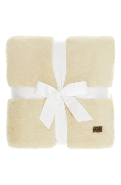 Ugg Euphoria Throw Blanket In Bone