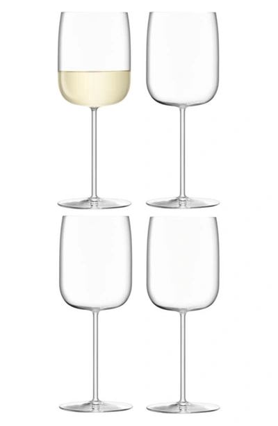 Lsa Borough Set Of 4 Wine Glasses In Clear