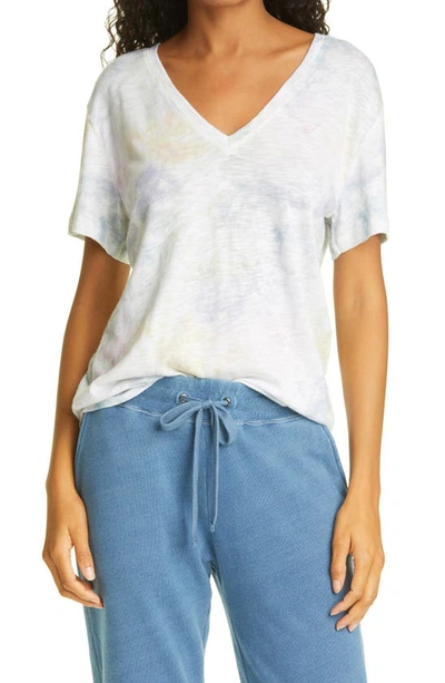 Rails The Cara Tie Dye Stars V-neck T-shirt In Dusk Tie Dye Star