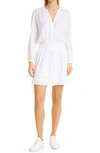Rails Jasmine Linen Mix Dress White In White Lace Detail