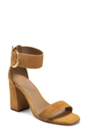 Aerosoles Landon Sandal In Tan Suede