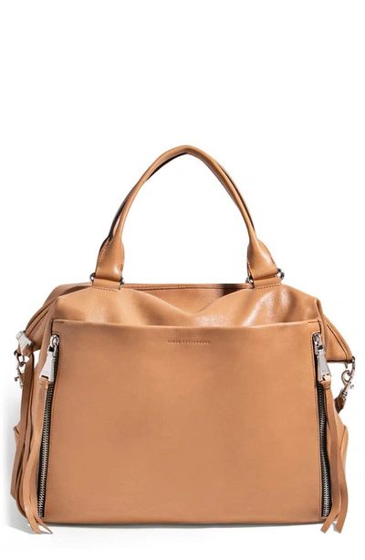 Aimee Kestenberg Let's Ride Overnighter Leather Satchel In Vachetta