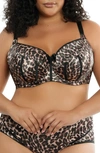 Parfait Charlotte Underwire Padded Bra In Leopard Brown