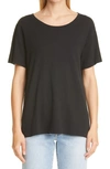John Elliott Drop-shoulder Cotton T-shirt In Black