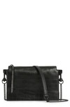 ALLSAINTS FLETCHER LEATHER CROSSBODY BAG,WB012W