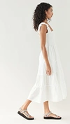 Opt Lazy Afternoon Dress In White
