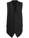 RAF SIMONS LONGLINE COTTON WAISTCOAT