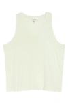 MADEWELL WHISPER COTTON V-NECK TANK,MD279