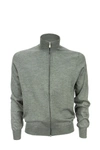 BRUNELLO CUCINELLI BRUNELLO CUCINELLI CASHMERE AND SILK LIGHTWEIGHT TURTLENECK CARDIGAN