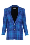 SAINT LAURENT SAINT LAURENT CHECK SINGLE BREASTED BLAZER