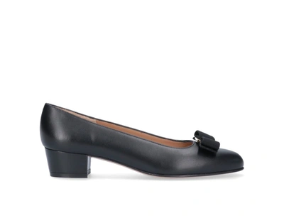 Ferragamo Salvatore  Vara Bow Pumps In Black