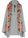 Y/PROJECT X CANADA GOOSE FIELD CAMOUFLAGE PANEL CAPE