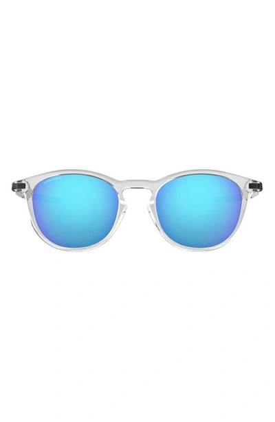 Oakley Ptchman™ 50mm Small Round Sunglasses In Clear