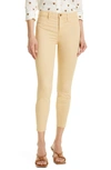 L Agence Margot Crop Skinny Jeans In Camel