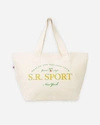 SPORTY AND RICH WIMBLEDON TOTE BAG,AC161NT