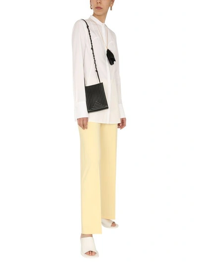 Jil Sander Wide Trousers In Yellow