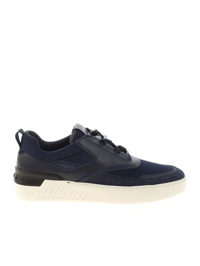 Tod's Men's Xxm14c0cm30nxi9998 Blue Leather Sneakers - Atterley