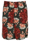 Undercover Rose-print Bermuda Shorts In Multi