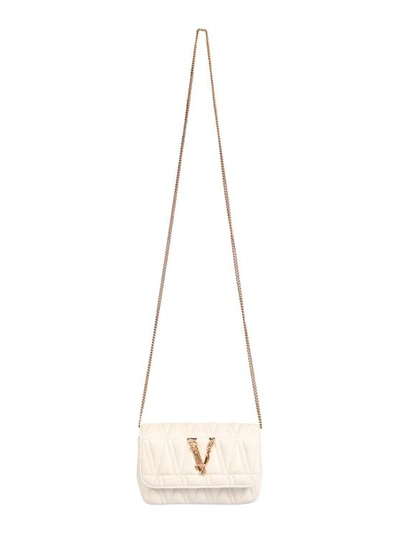 Versace Virtus Bag In Bianco